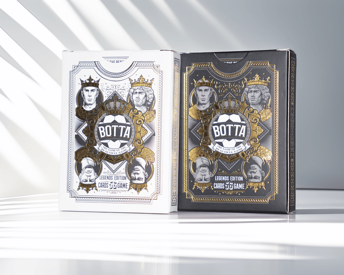 BOTTA – Jeu de cartes de football hybride ⚽ (Cartes + Application Mobile) | 2 - 4 Joueurs | Parties rapides et fun !