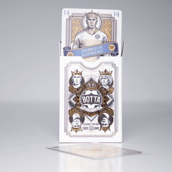 BOTTA – Jeu de cartes de football hybride ⚽ (Cartes + Application Mobile) | 2 - 4 Joueurs | Parties rapides et fun !