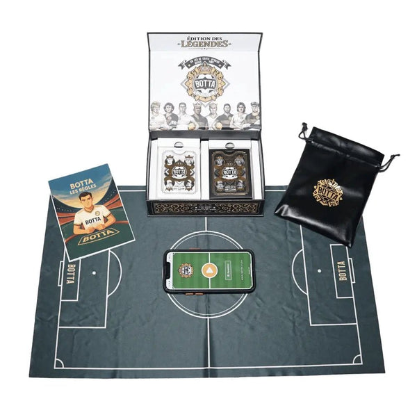BOTTA – Jeu de cartes de football hybride ⚽ (Cartes + Application Mobile) | 2 - 4 Joueurs | Parties rapides et fun ! - BOTTA
